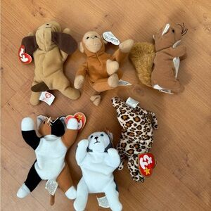NWT TY Beanie Babies Plush Toy Collection LOT